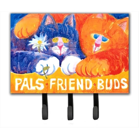 Carolines Treasures Cats Pals Friends Buds Leash Holder or Key Hook 6029TH68